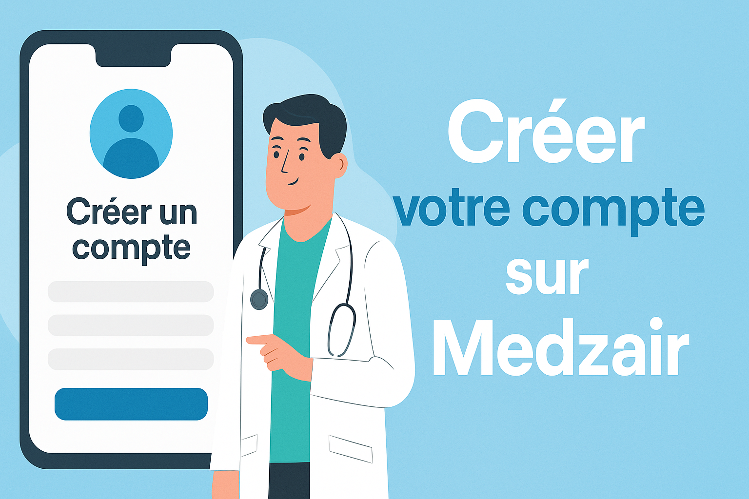 Créer votre compte Medzair en 5 étapes simples (guide mobile)